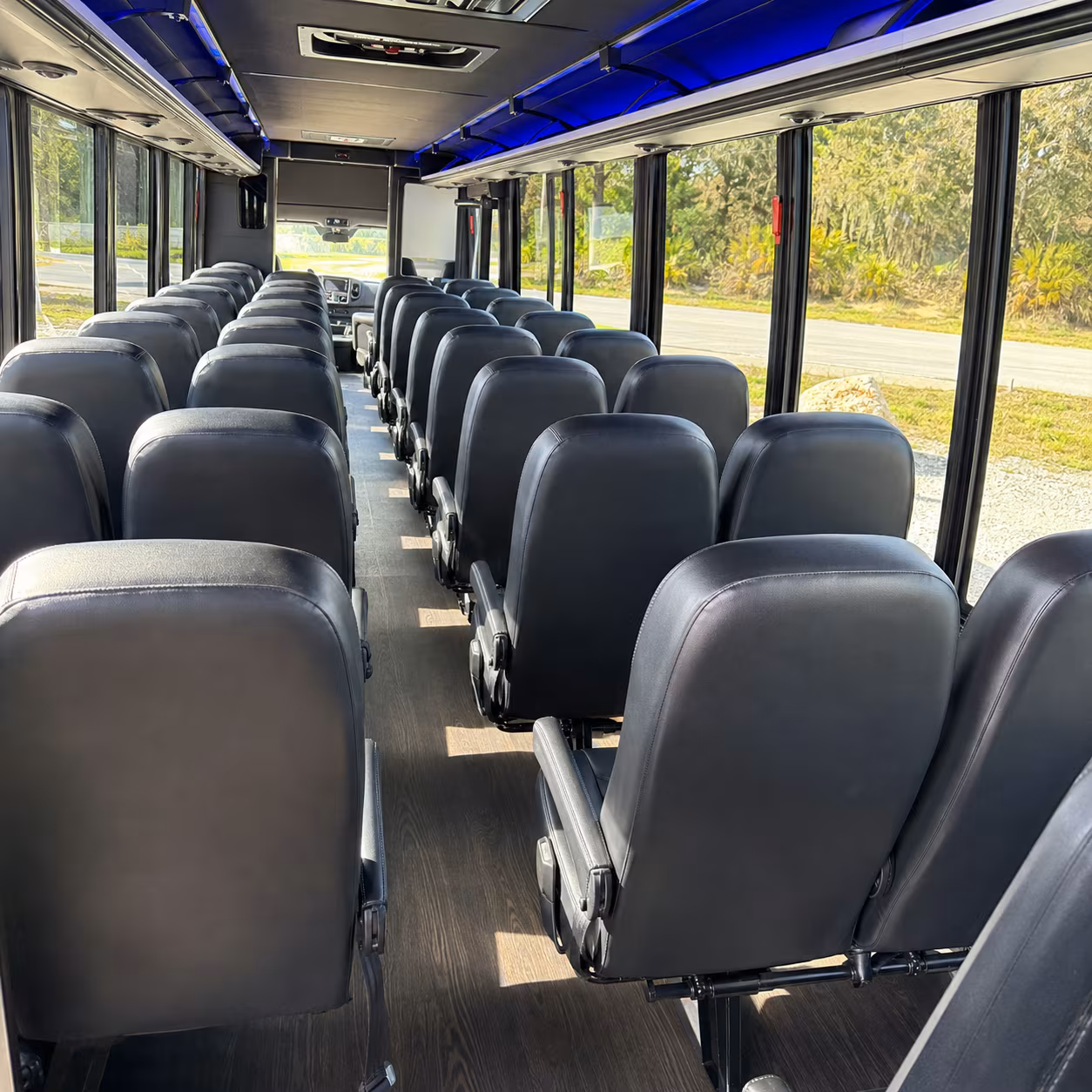 can i book a one way a round trip or a multi day package for a bus rental in old bridge