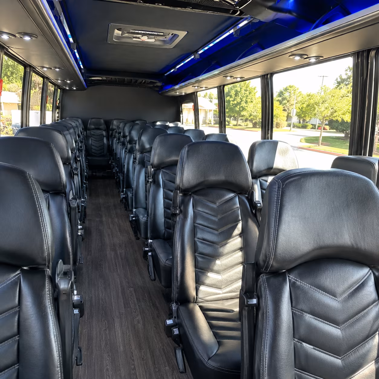 does the day of the week or the date change what a bus rental costs in old bridge