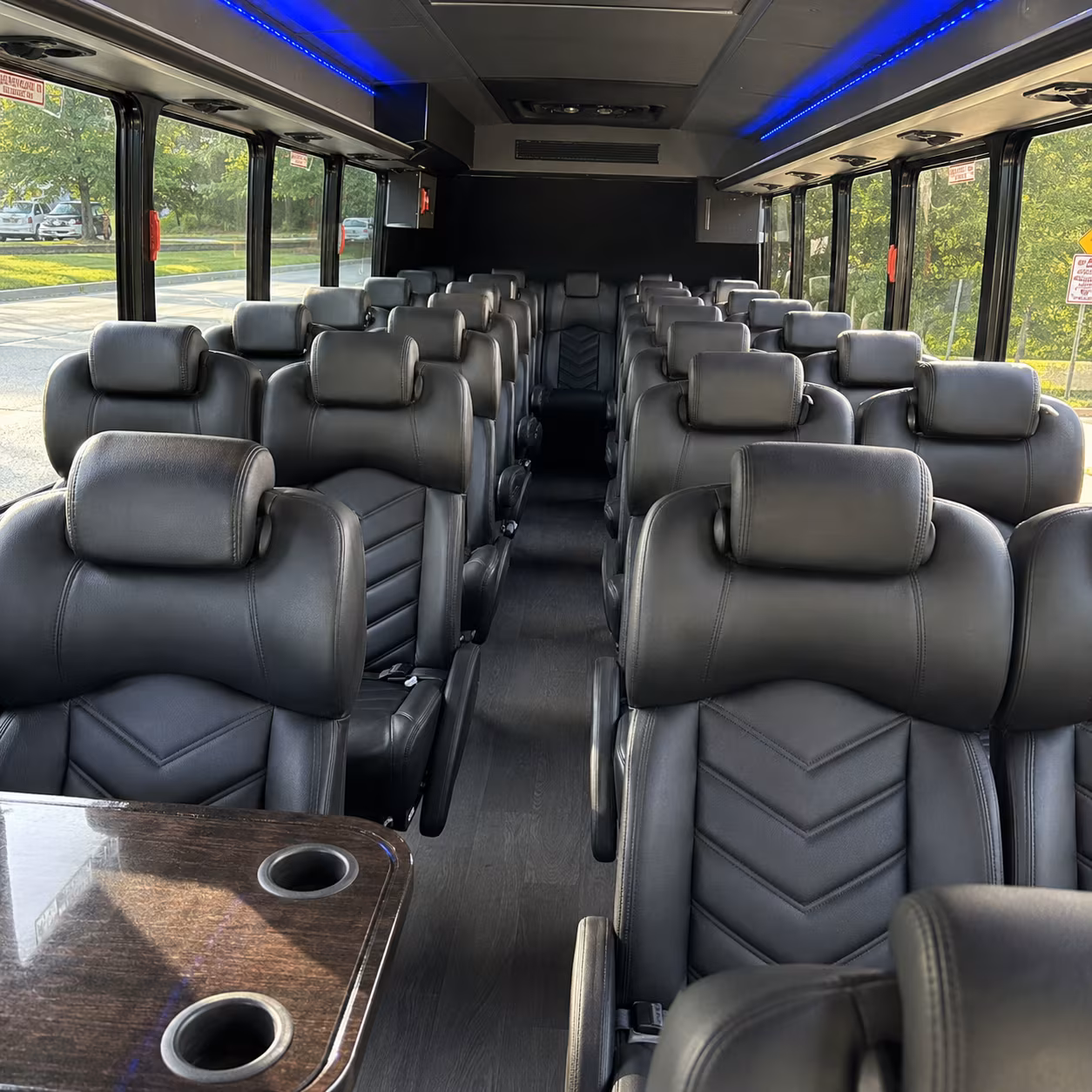 minibuses for nature and outdoor field trips around old bridge