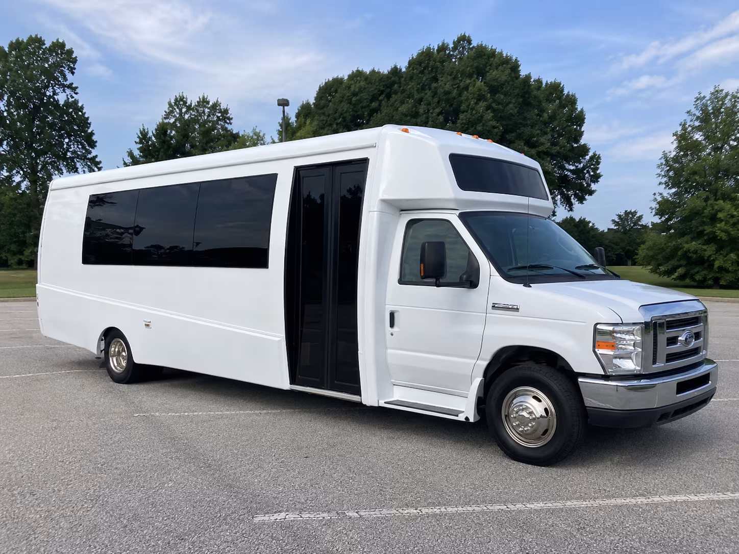 old bridge 18 passenger party bus