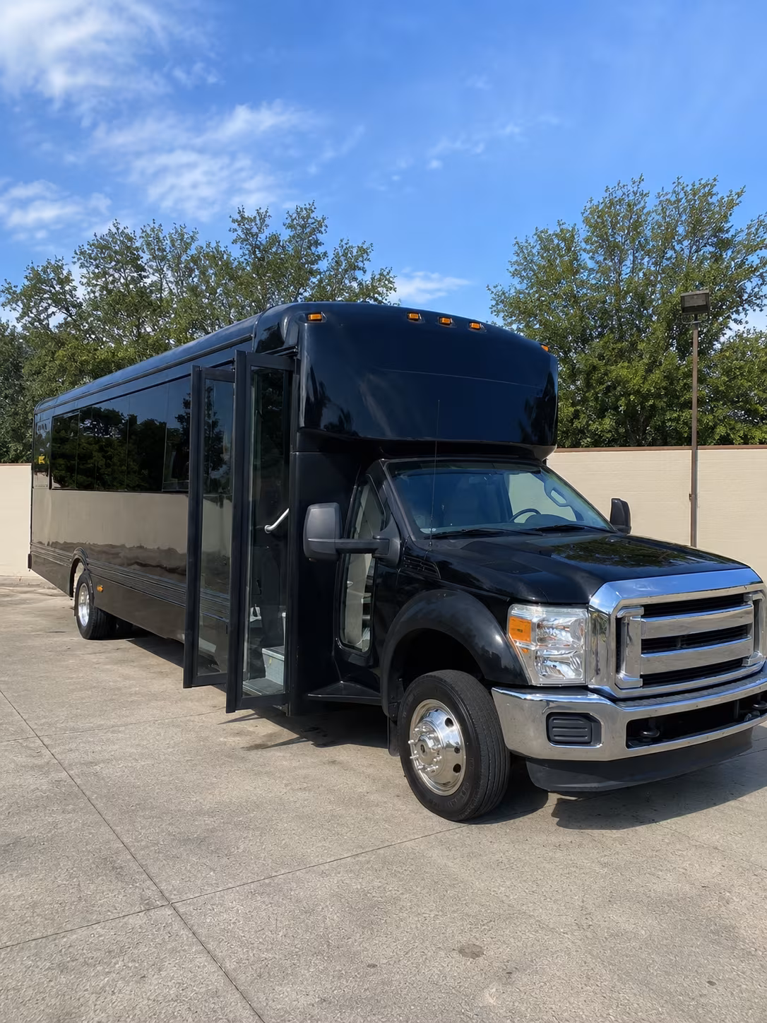 old bridge 20 passenger party bus
