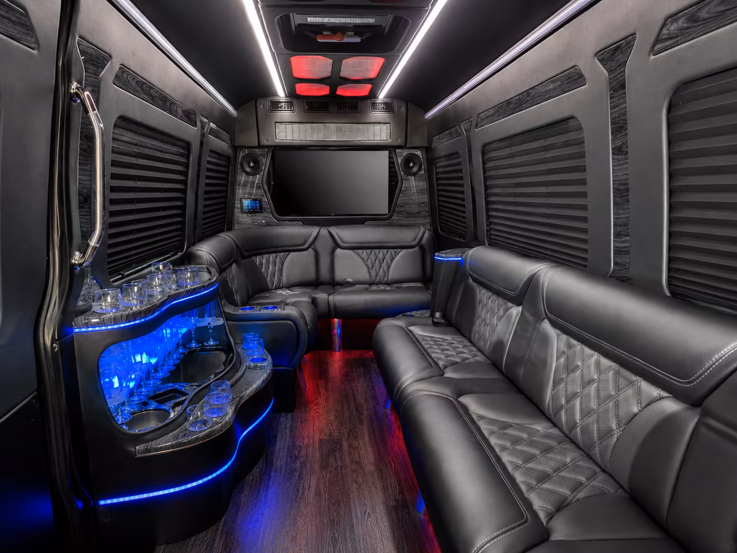 old bridge 30 passenger party bus