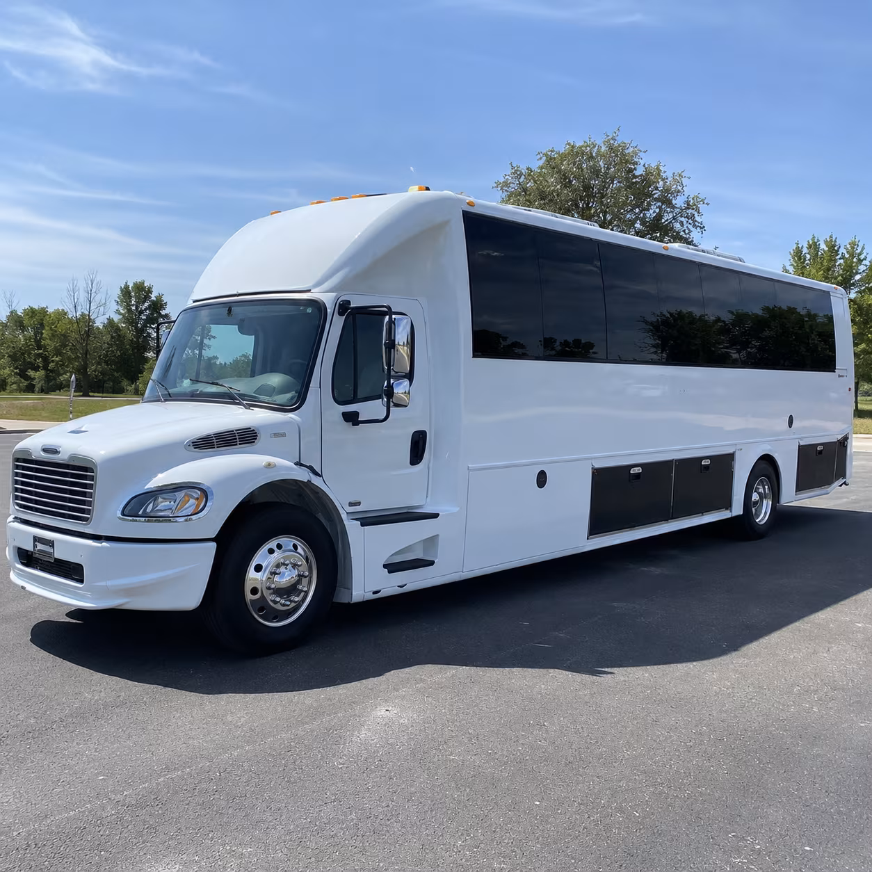 old bridge 40 passenger party bus