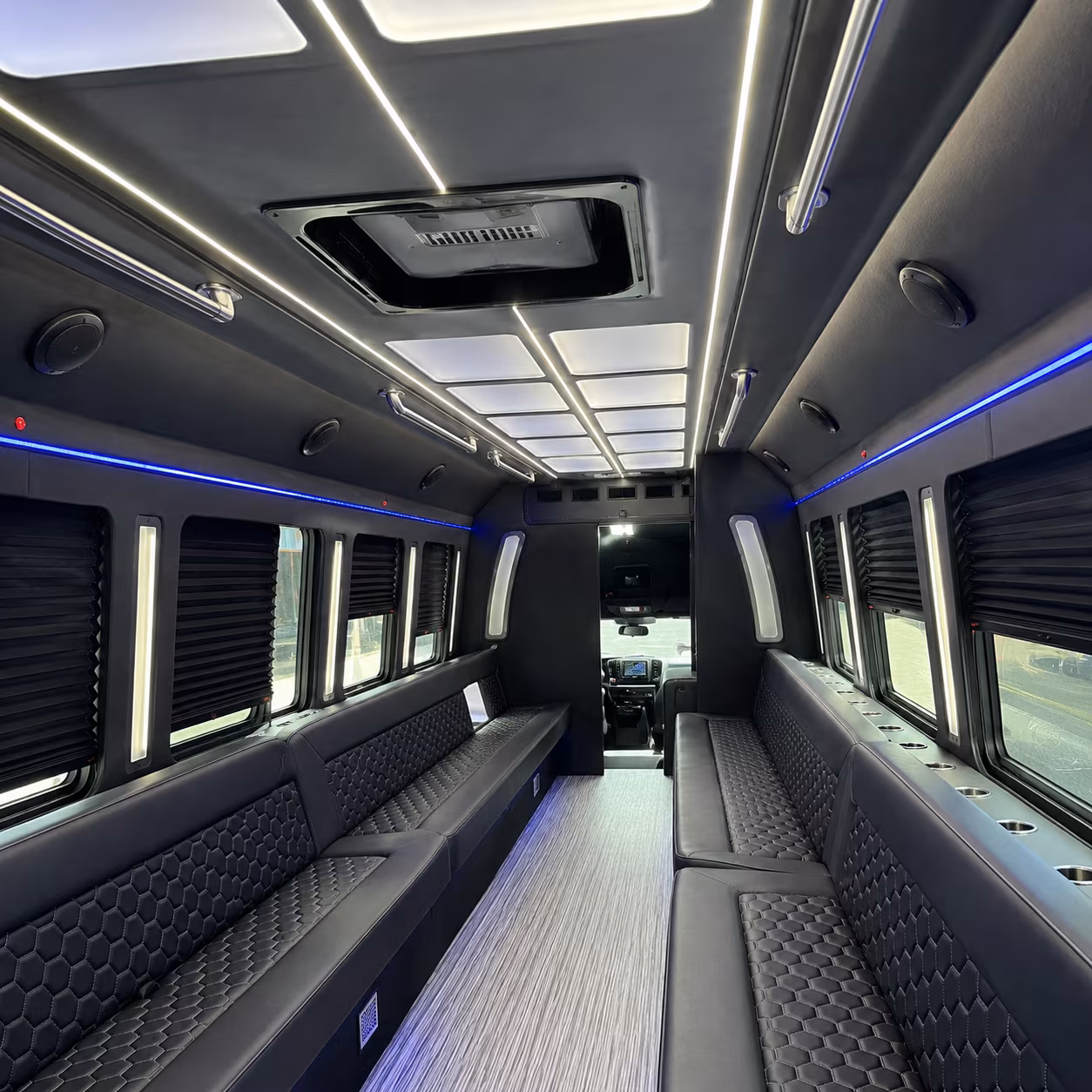 old bridge party bus inside