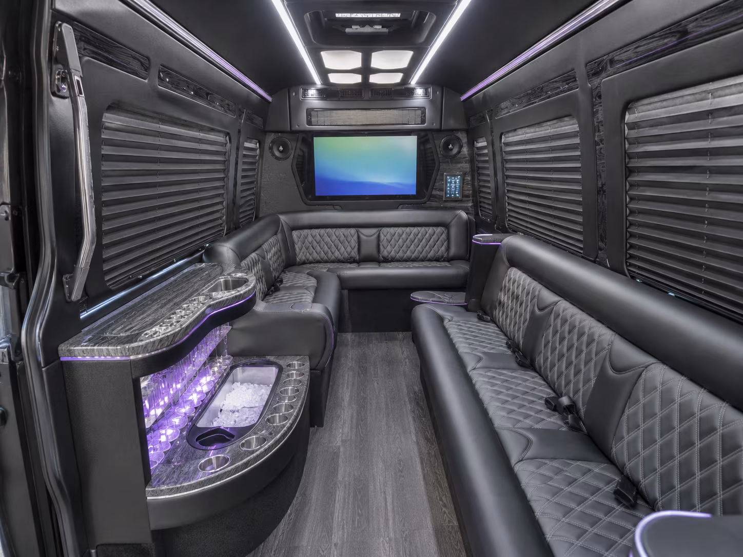 old bridge sprinter limousine inside