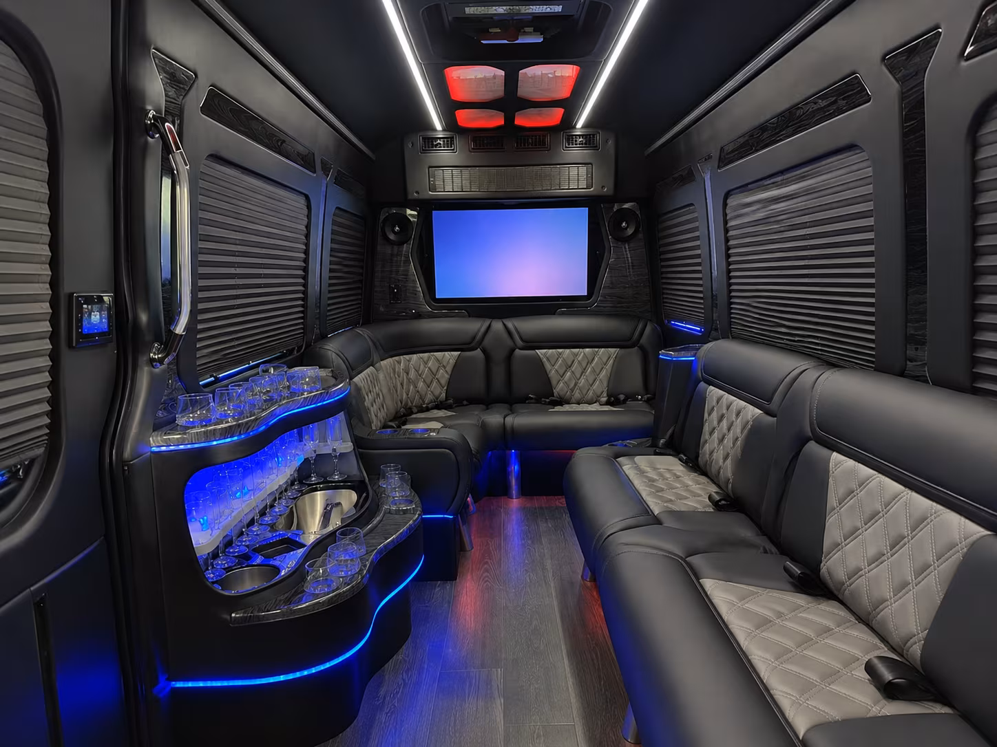 old bridge sprinter limousine interior